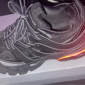 Balenciaga Black and White Sneakers with Modern Design